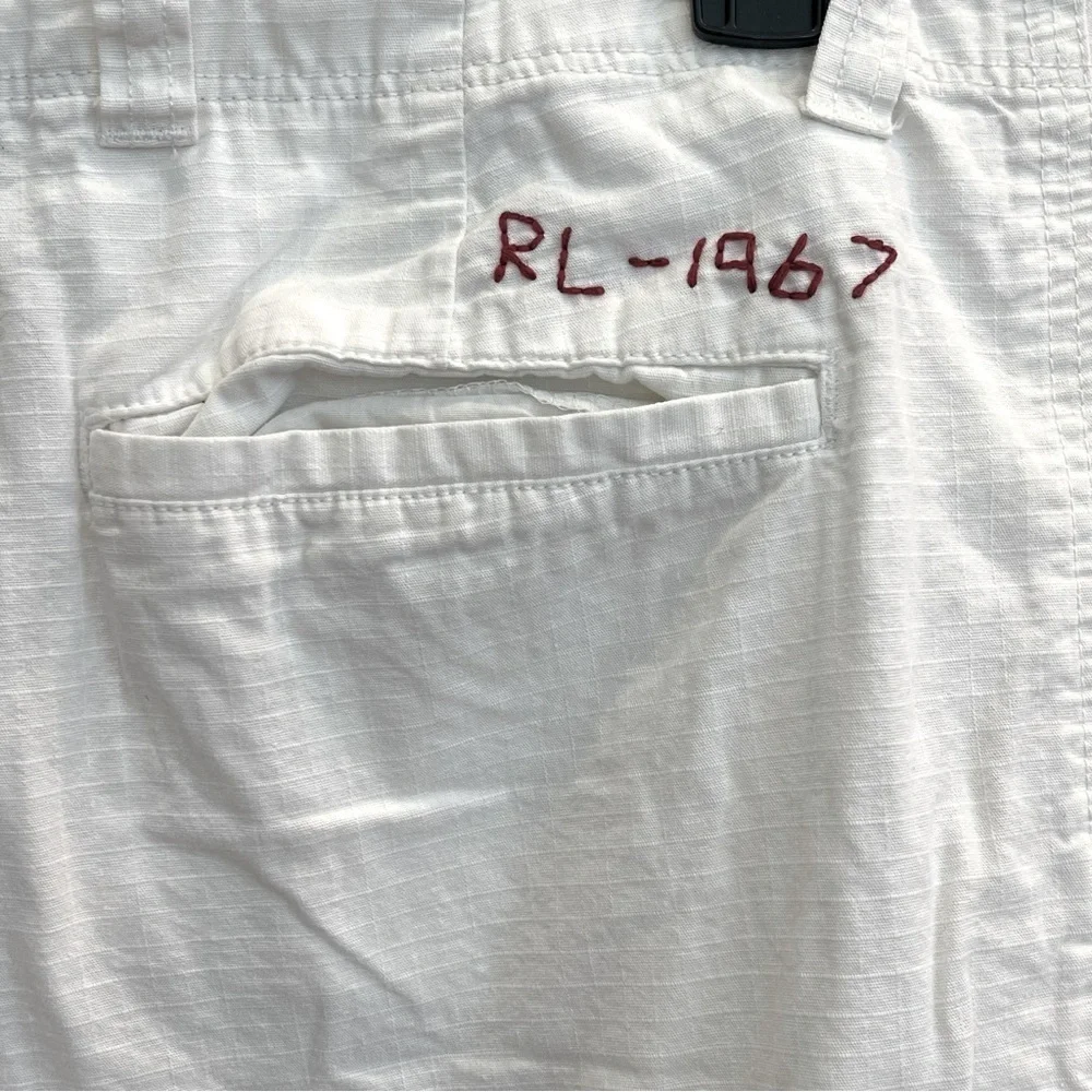 Polo Ralph Lauren Shorts Kids 18 White Cargo Chino White Shorts